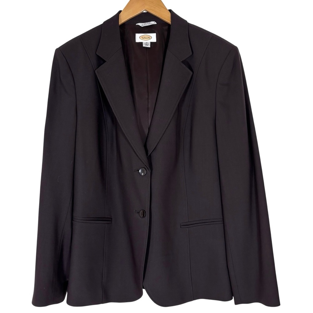 Talbots‎ Vintage 90s Wool Blazer Brown
